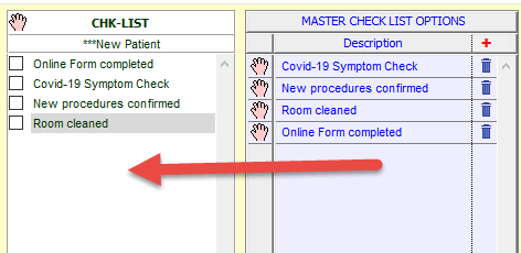 Creating a Checklist